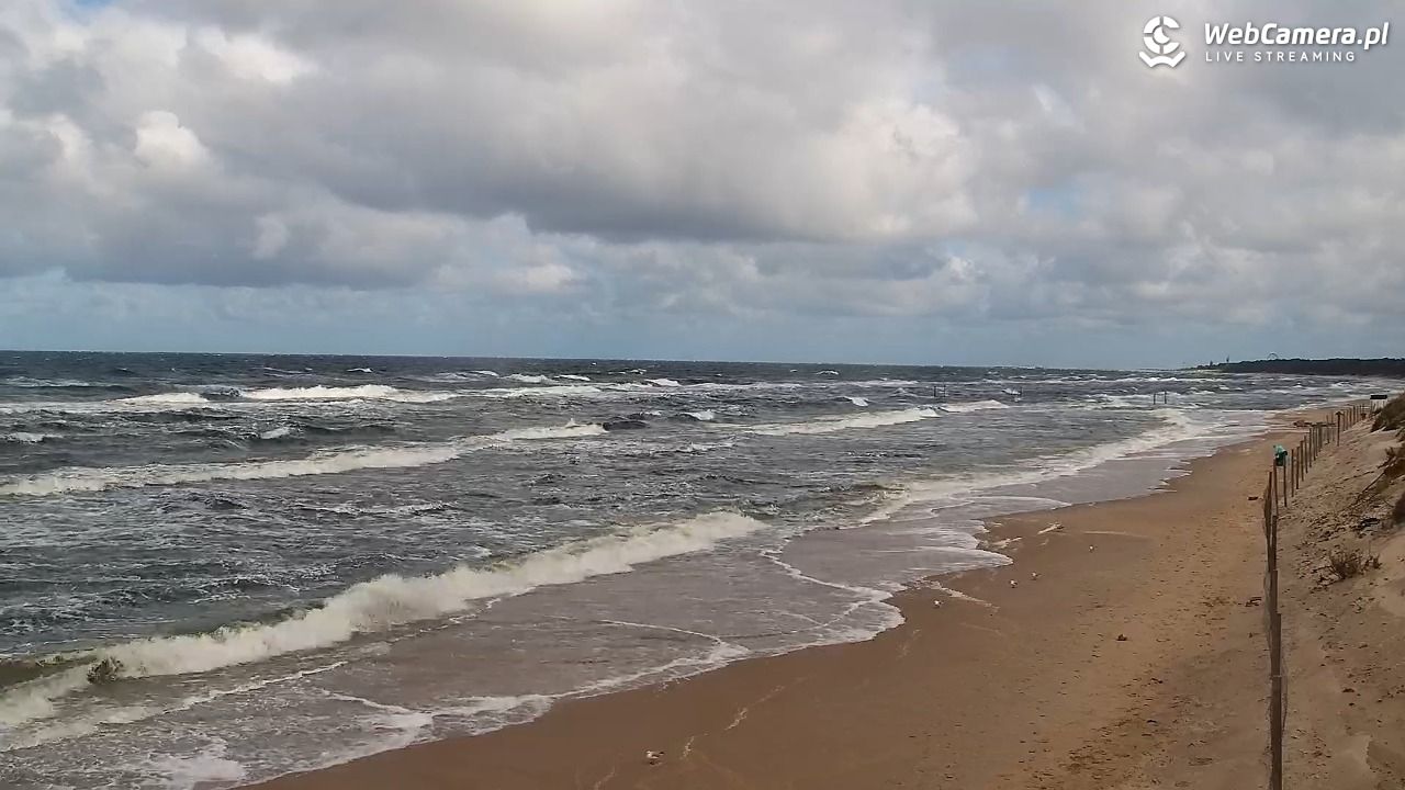 Grzybowo - widok na plażę - 21 wresień 2026, 13:02