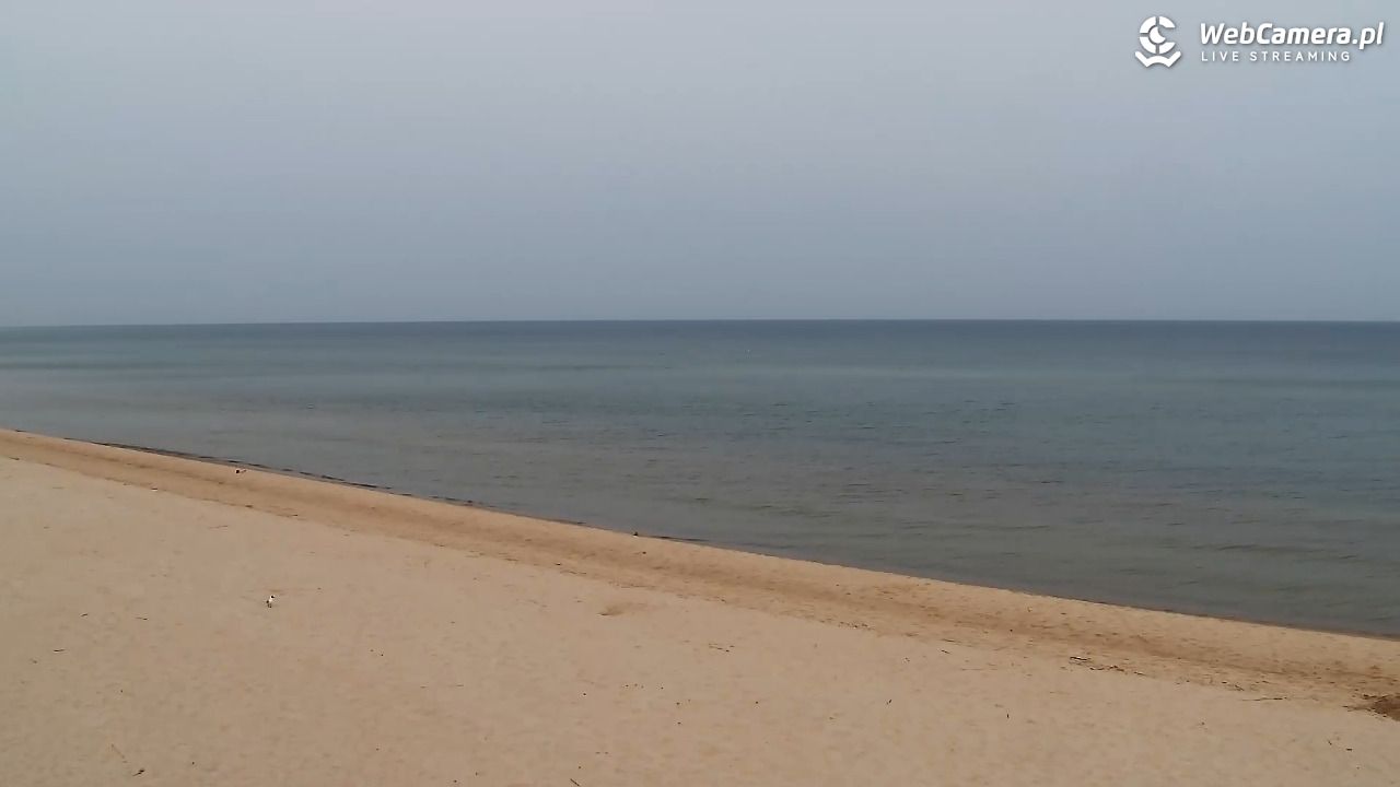 Grzybowo - widok na plażę - 24 marzec 2026, 09:00