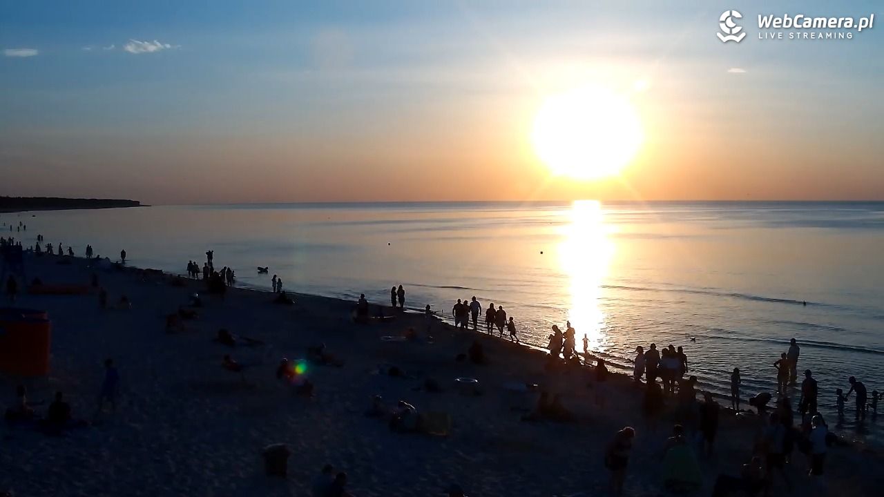 Grzybowo - widok na plażę - 09 sierpień 2026, 20:09