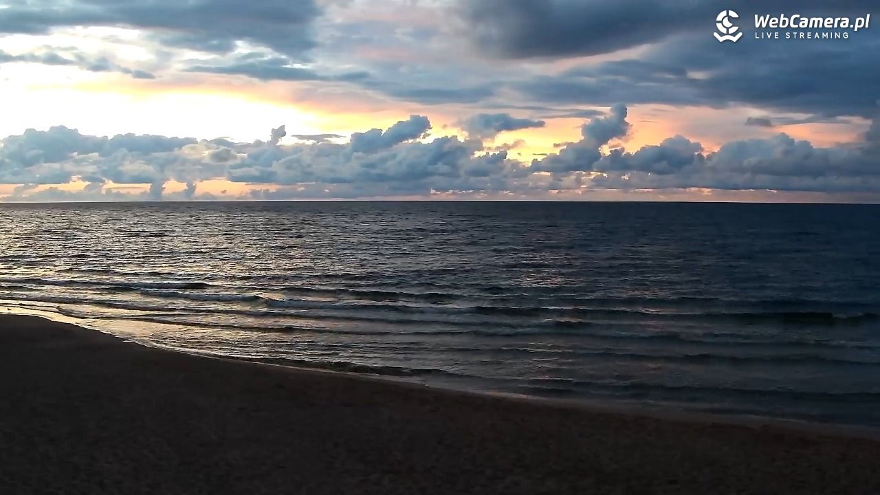 Grzybowo - widok na plażę - 14 wresień 2025, 19:17