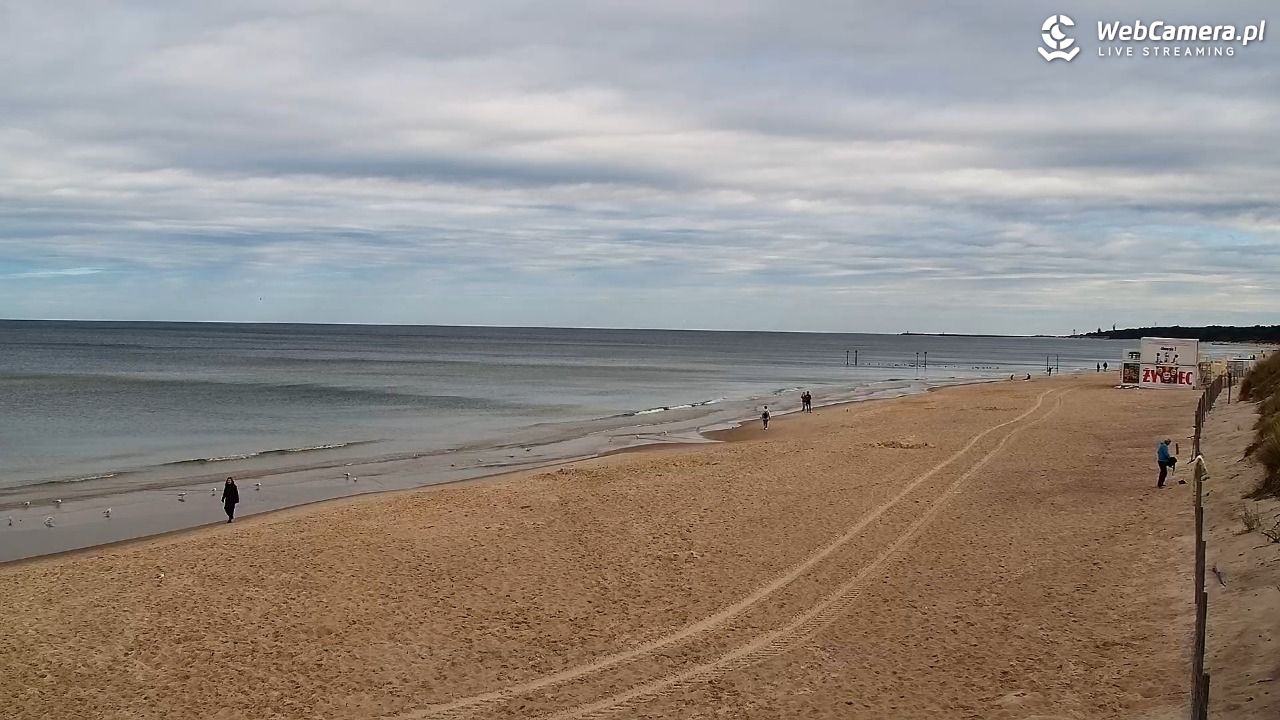 Grzybowo - widok na plażę - 15 wresień 2025, 10:24