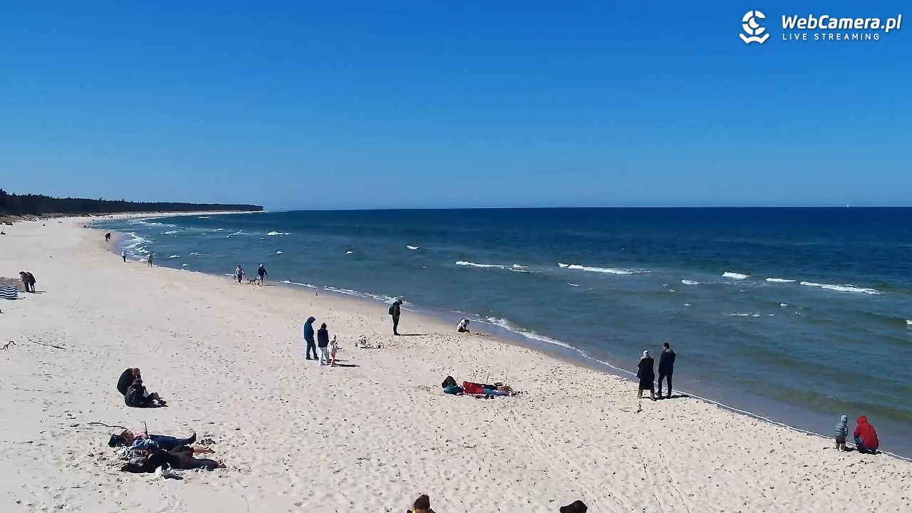 Grzybowo - widok na plażę - 09 maj 2026, 12:34