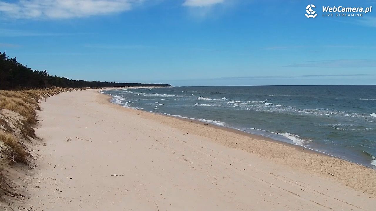Grzybowo - widok na plażę - 08 maj 2026, 10:42