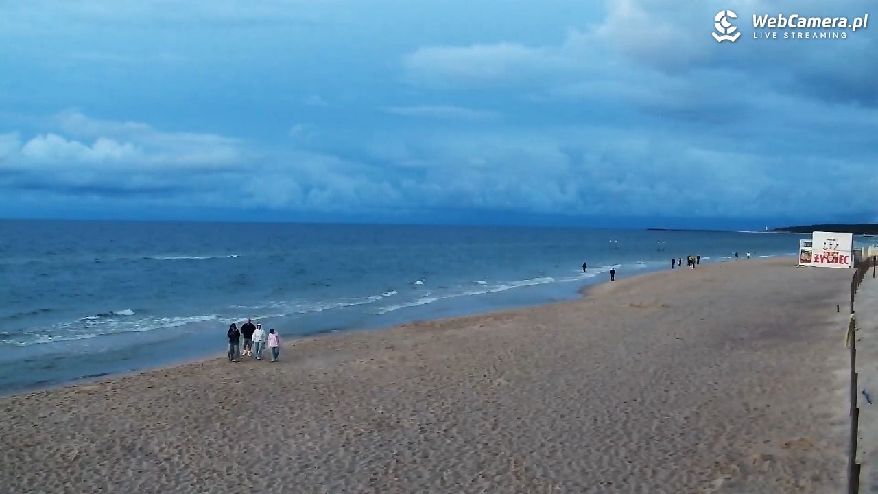 Grzybowo - widok na plażę - 14 wresień 2025, 19:22