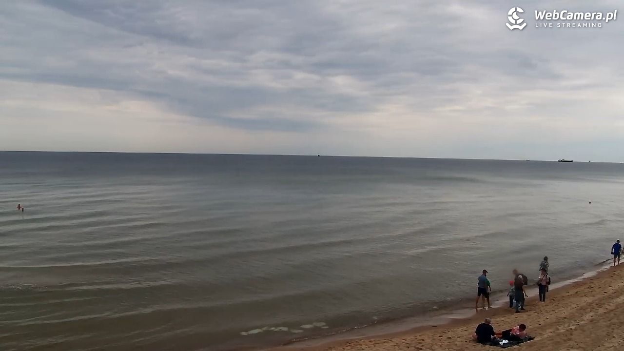 Grzybowo - widok na plażę - 10 sierpień 2026, 11:21