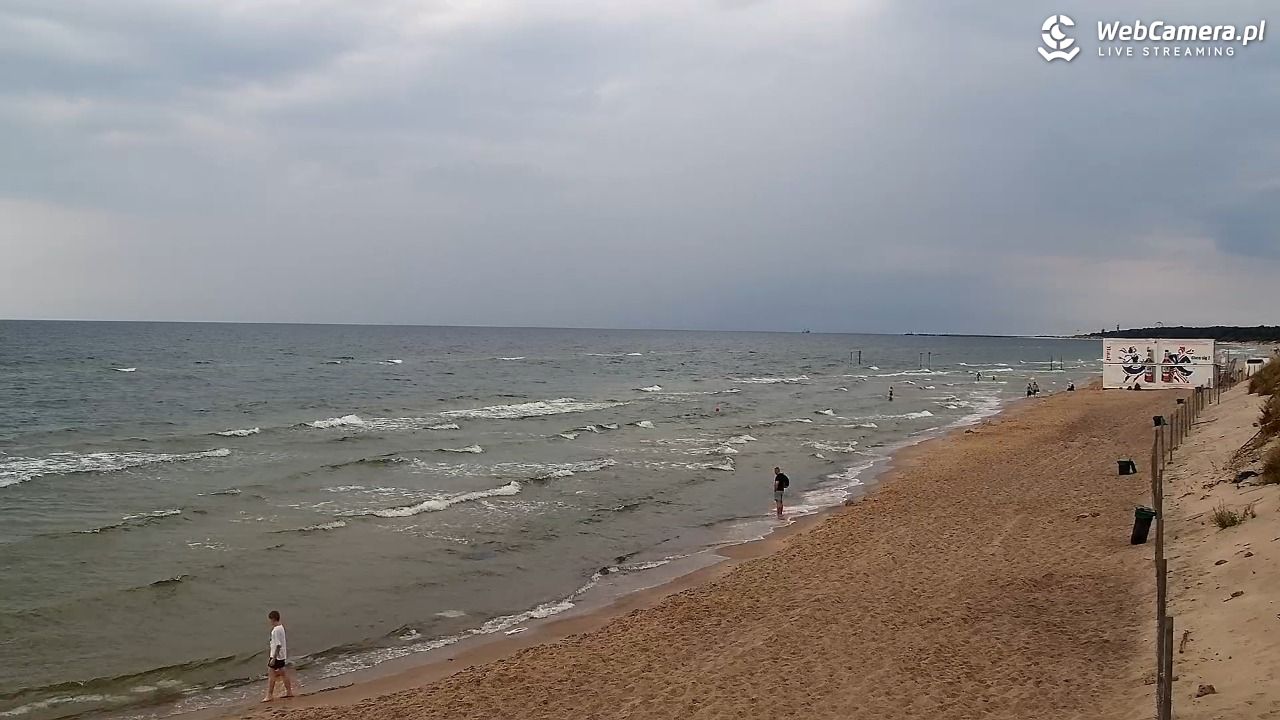 Grzybowo - widok na plażę - 10 sierpień 2026, 16:51