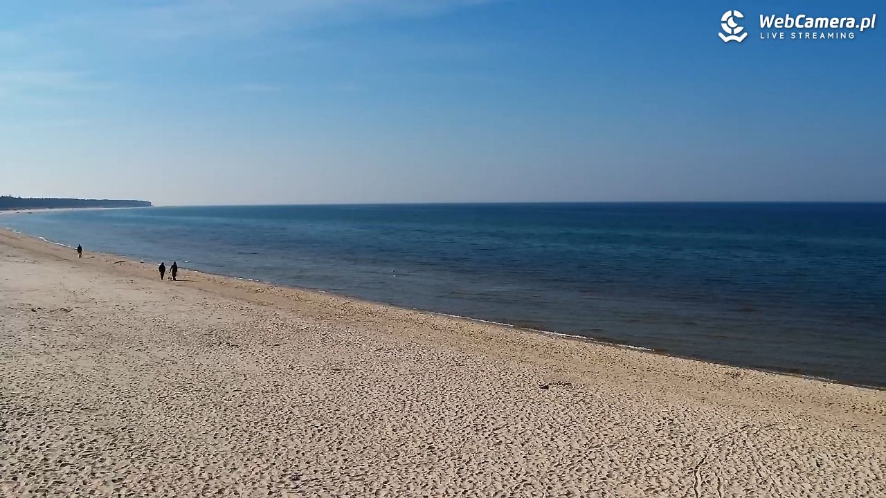 Grzybowo - widok na plażę - 23 marzec 2026, 13:43