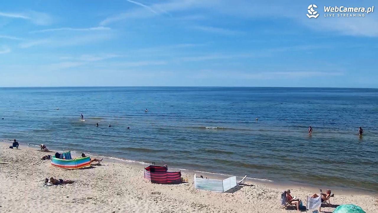 Grzybowo - widok na plażę - 24 czerwiec 2026, 15:35