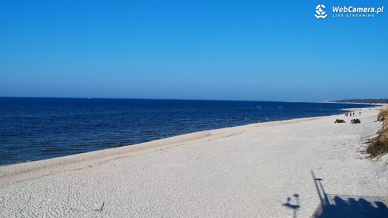Grzybowo - widok na plażę - 22 marzec 2026, 15:20