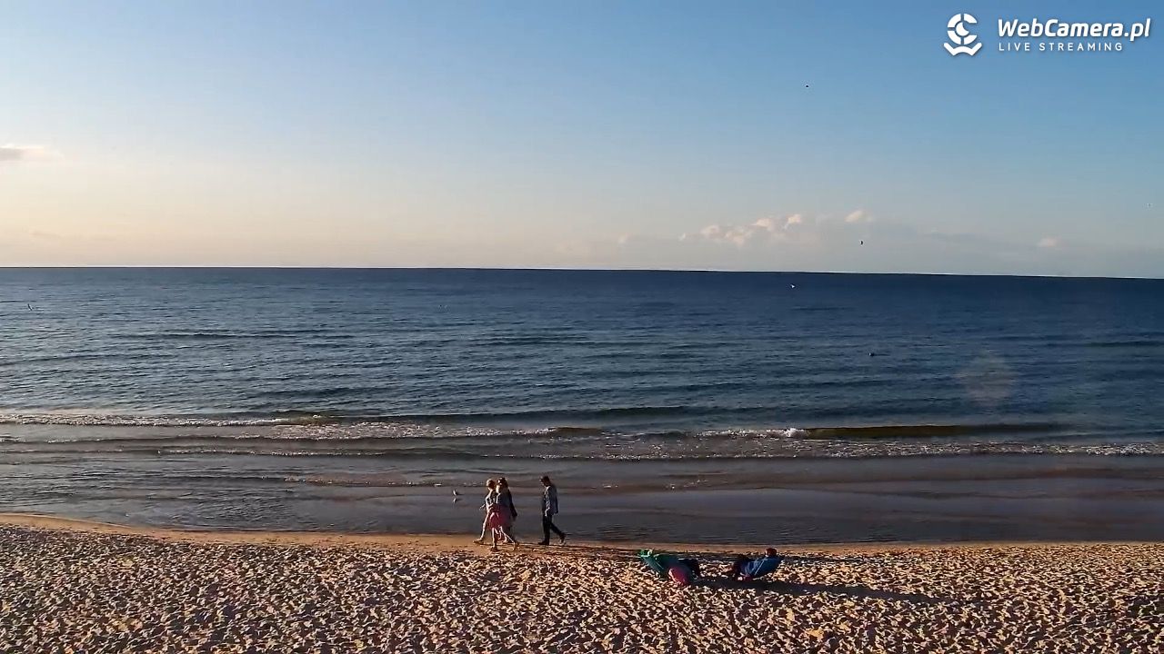 Grzybowo - widok na plażę - 15 wresień 2025, 18:02