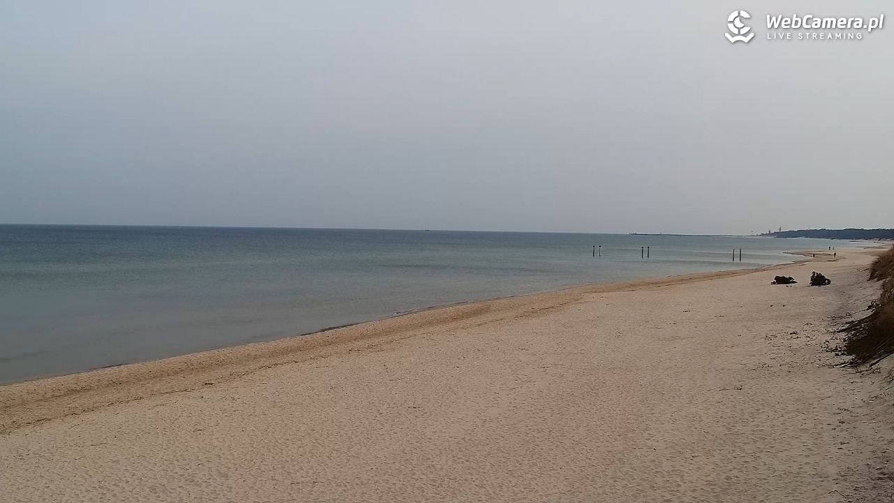 Grzybowo - widok na plażę - 24 marzec 2026, 09:01