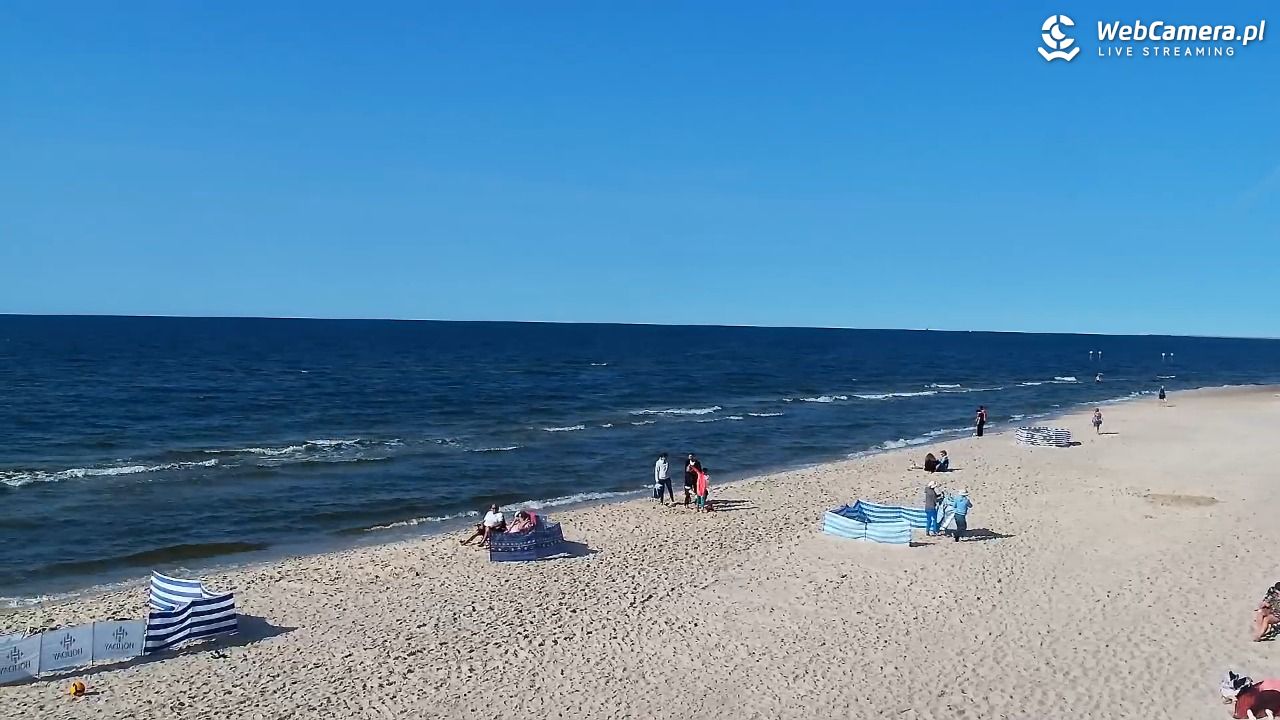 Grzybowo - widok na plażę - 12 czerwiec 2025, 17:25