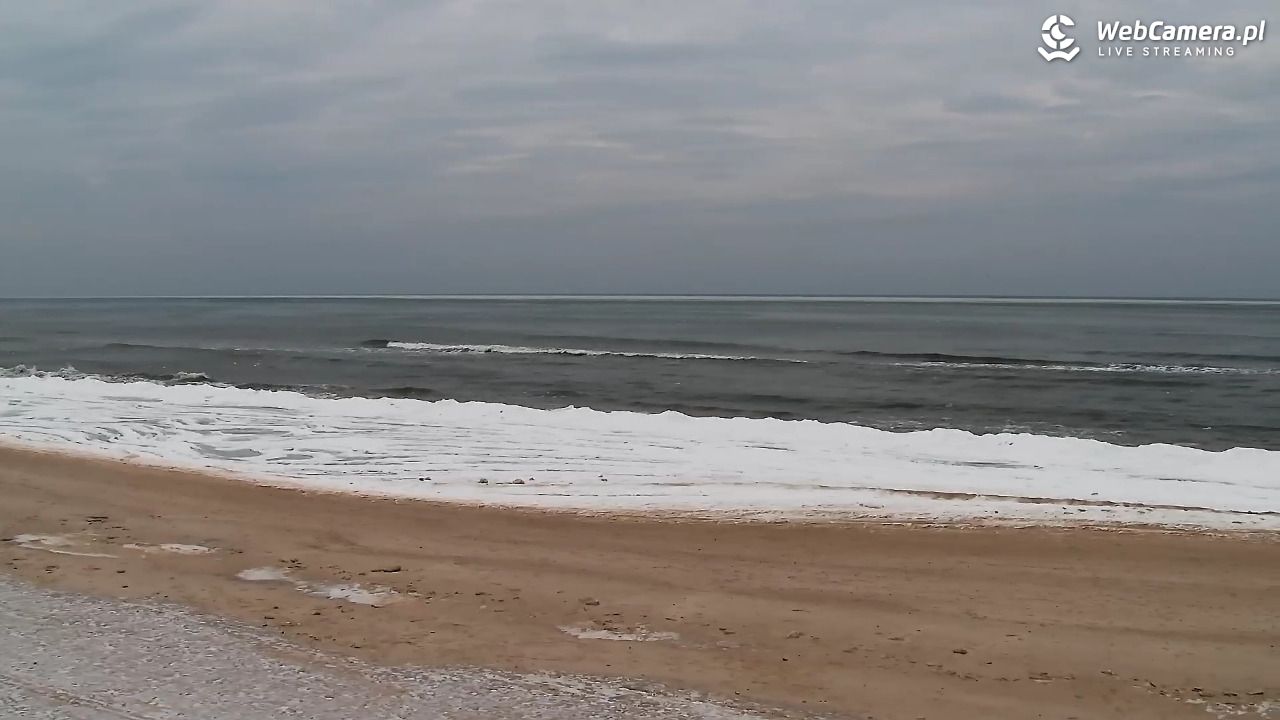 Grzybowo - widok na plażę - 04 luty 2026, 13:46