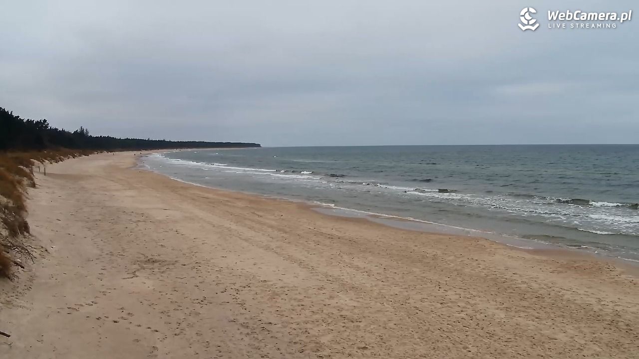 Grzybowo - widok na plażę - 20 grudzień 2025, 12:32