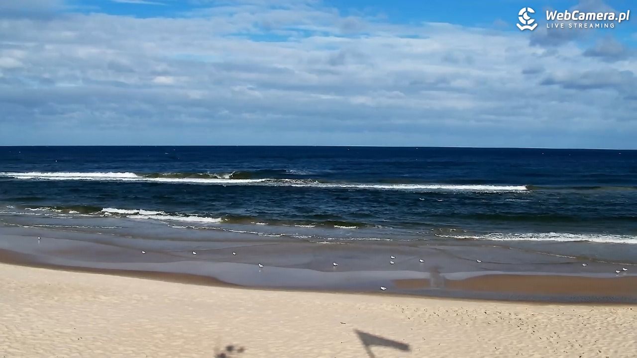 Grzybowo - widok na plażę - 16 wresień 2025, 10:07