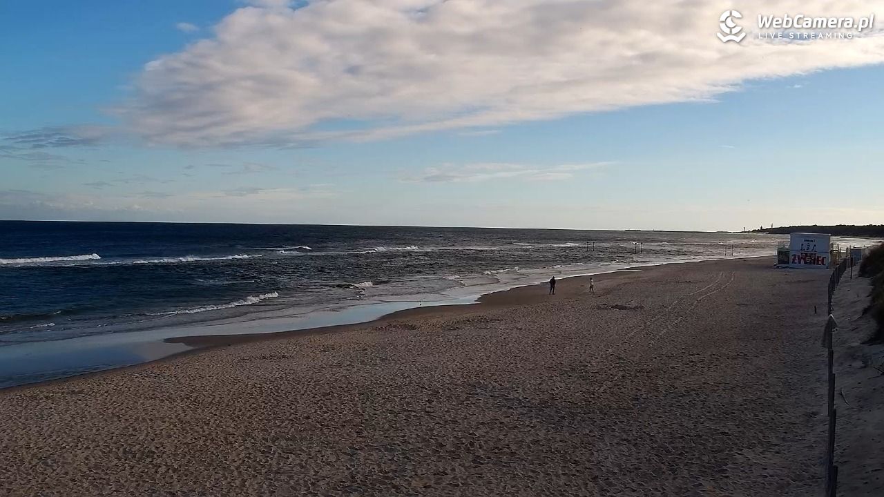 Grzybowo - widok na plażę - 16 wresień 2025, 08:57