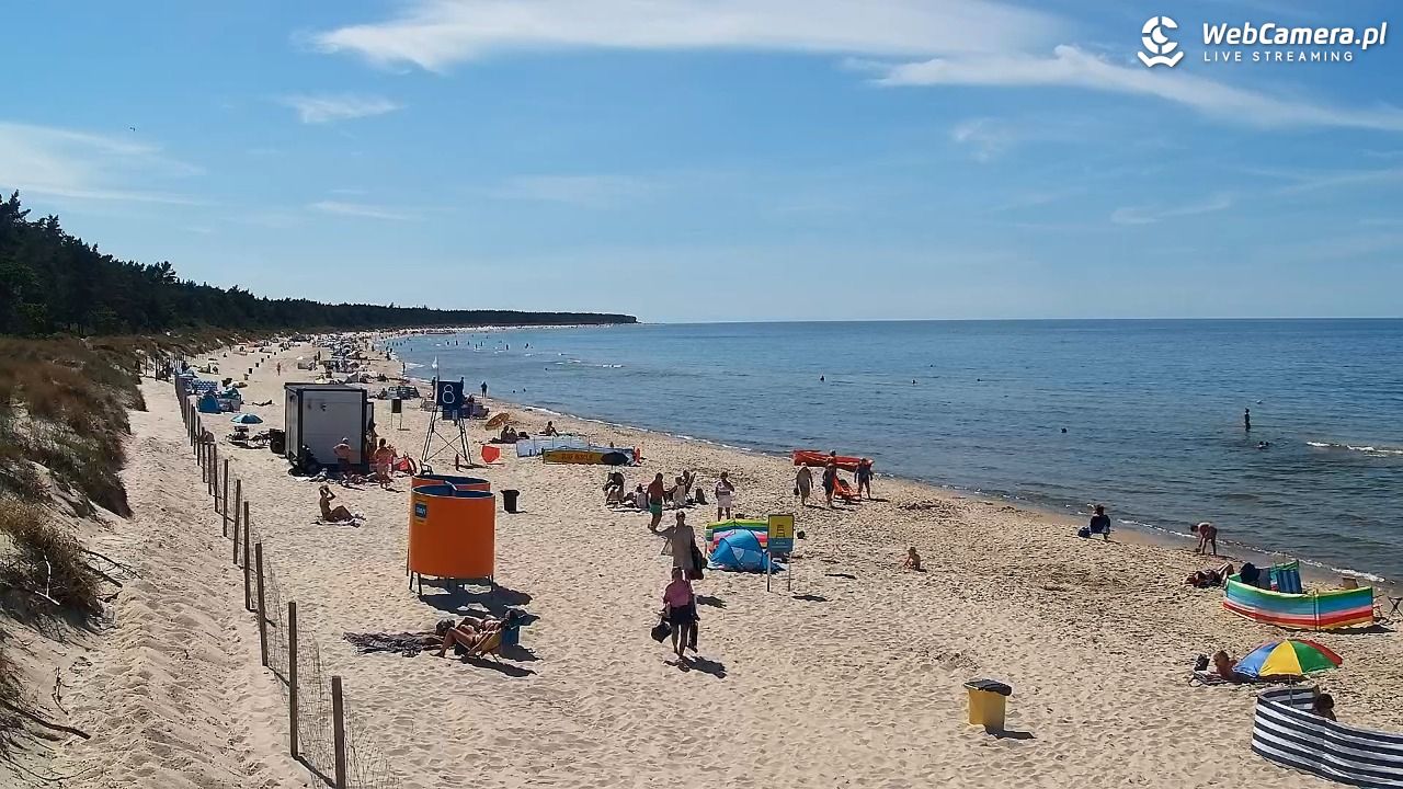 Grzybowo - widok na plażę - 24 czerwiec 2026, 15:21