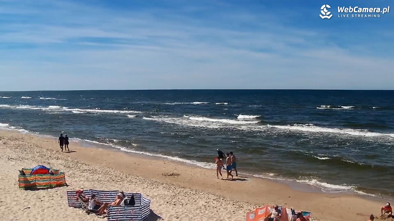 Grzybowo - widok na plażę - 22 czerwiec 2026, 15:08