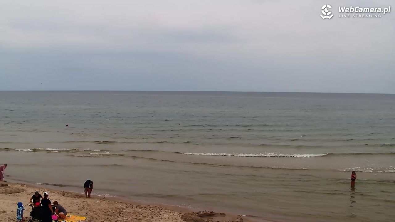 Grzybowo - widok na plażę - 10 sierpień 2026, 13:35