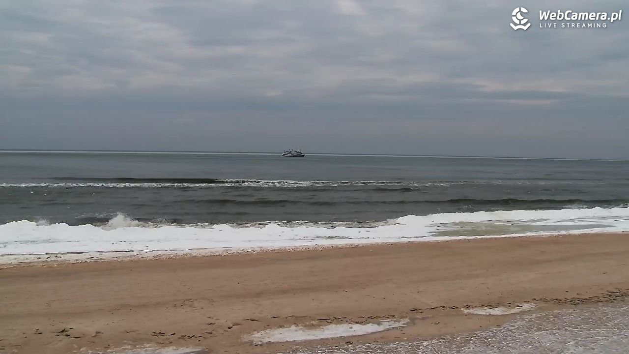 Grzybowo - widok na plażę - 04 luty 2026, 13:36
