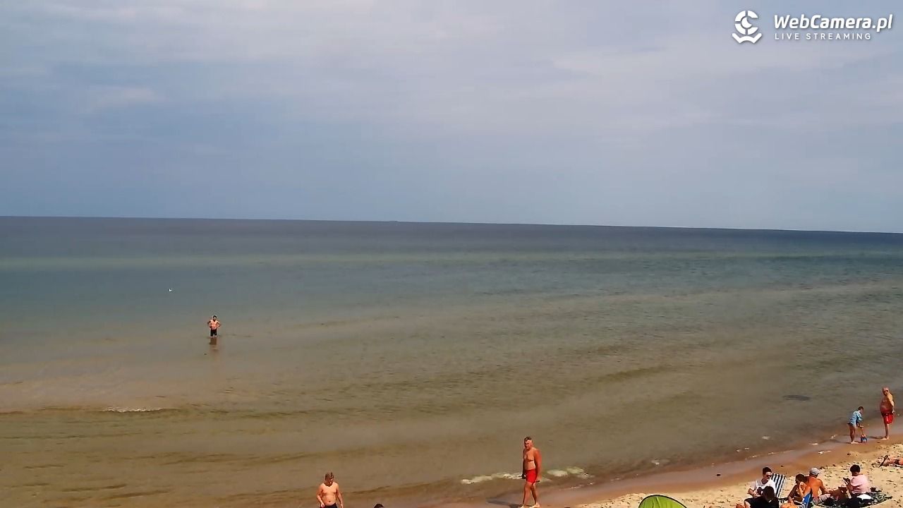 Grzybowo - widok na plażę - 10 sierpień 2026, 12:22
