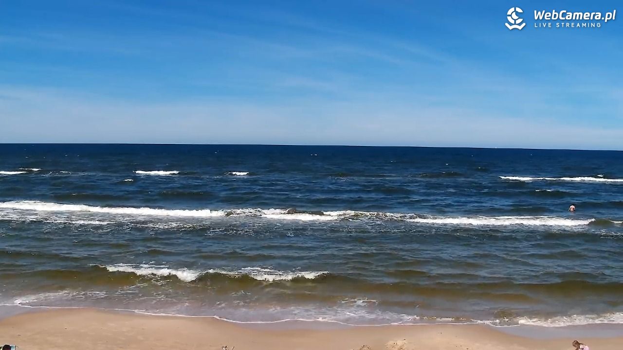Grzybowo - widok na plażę - 22 czerwiec 2026, 13:56