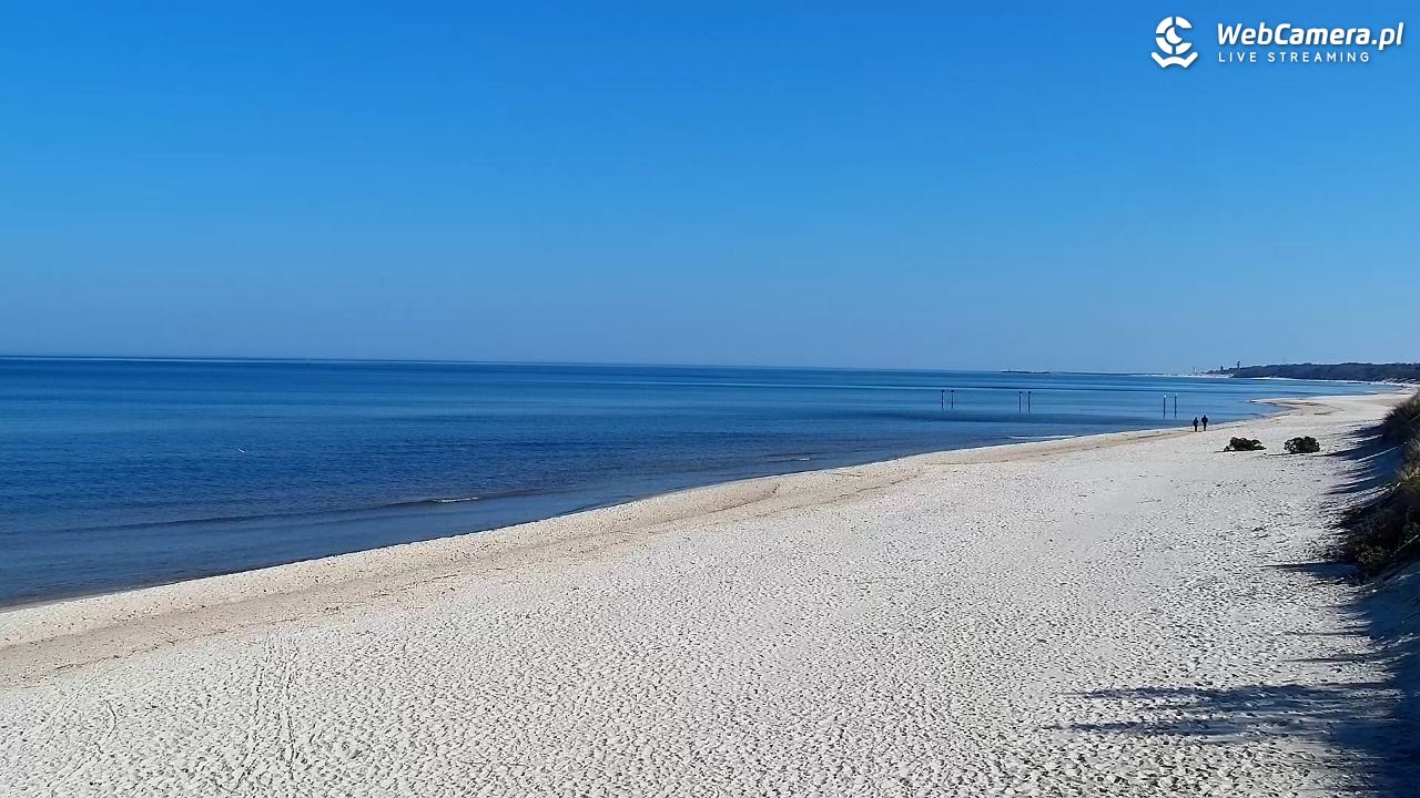 Grzybowo - widok na plażę - 22 marzec 2026, 10:32