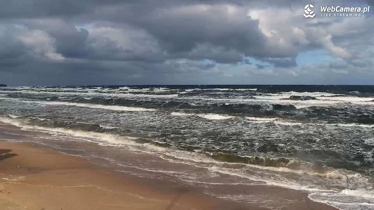 Grzybowo - widok na plażę - 21 wresień 2026, 09:13