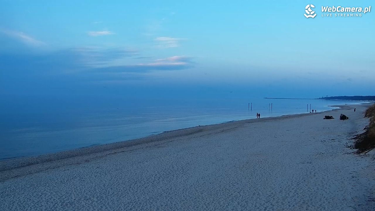 Grzybowo - widok na plażę - 23 marzec 2026, 17:59