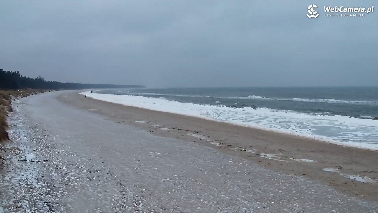 Grzybowo - widok na plażę - 05 luty 2026, 15:20