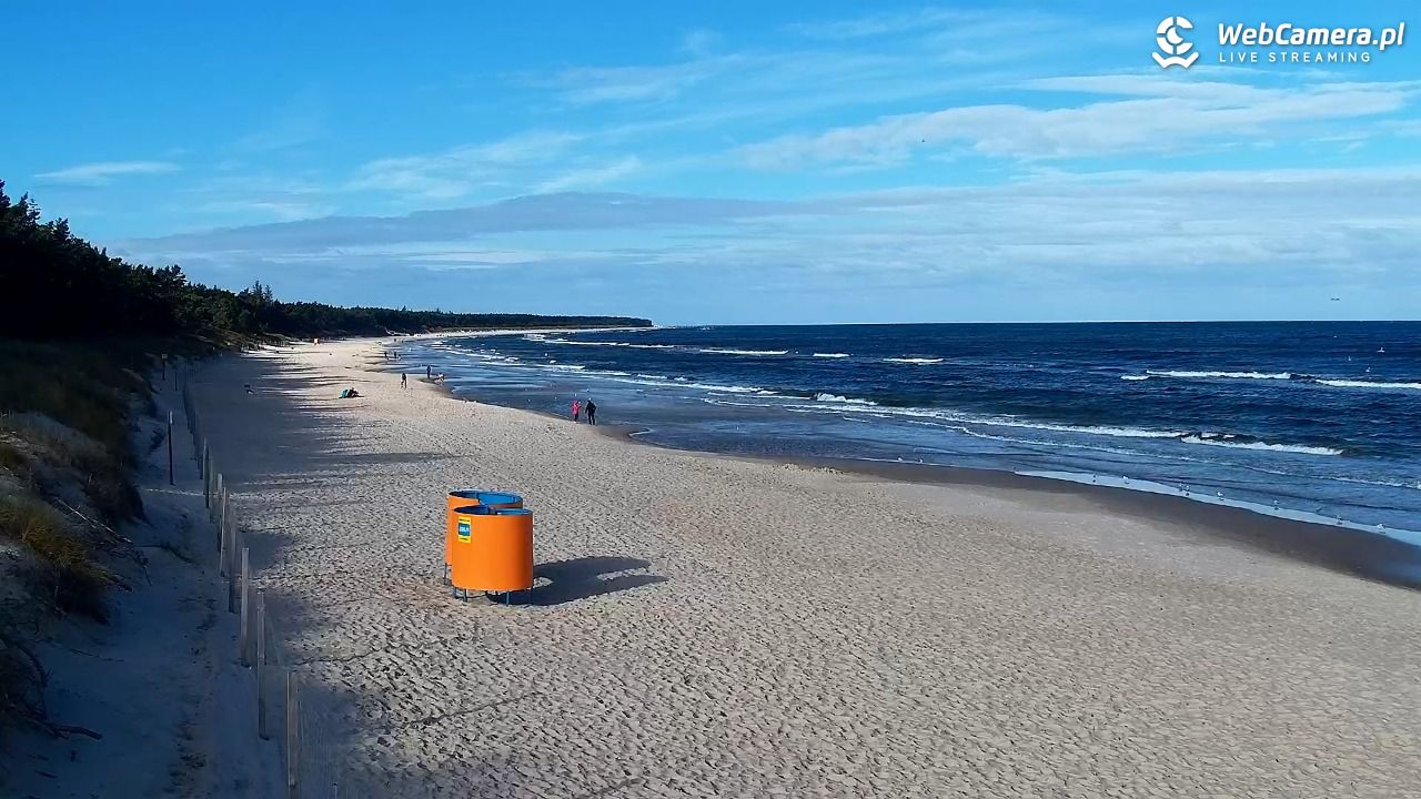 Grzybowo - widok na plażę - 16 wresień 2025, 09:35