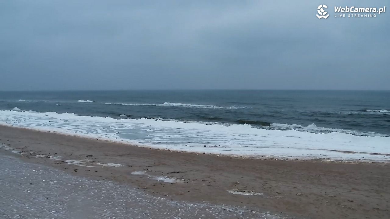 Grzybowo - widok na plażę - 05 luty 2026, 15:20