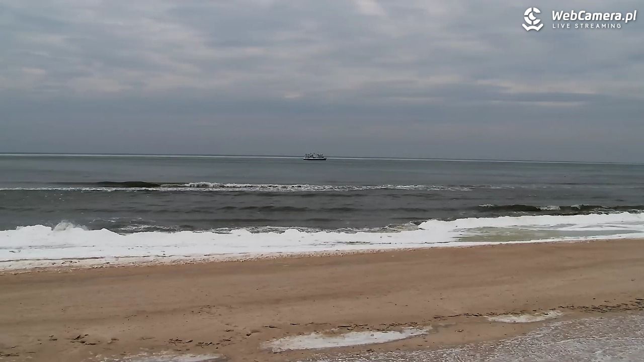 Grzybowo - widok na plażę - 04 luty 2026, 13:36