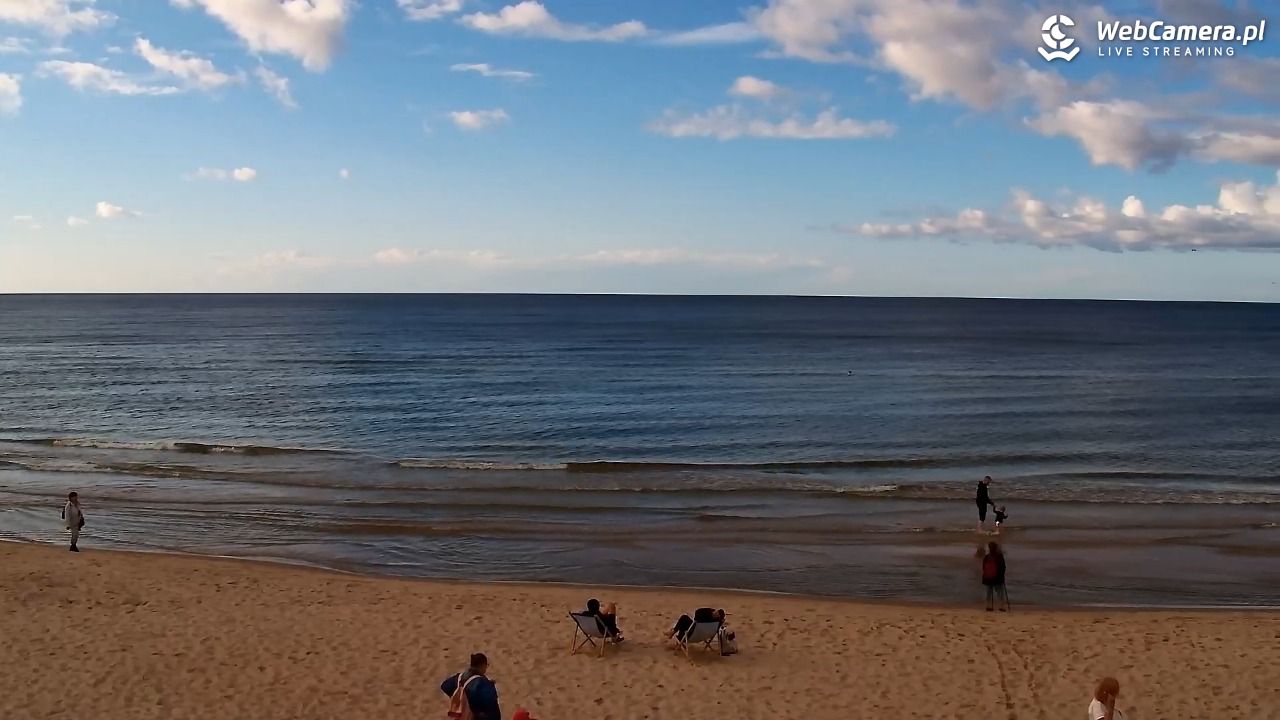 Grzybowo - widok na plażę - 15 wresień 2025, 16:46