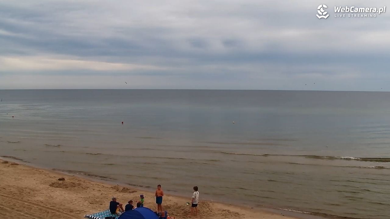 Grzybowo - widok na plażę - 10 sierpień 2026, 10:00