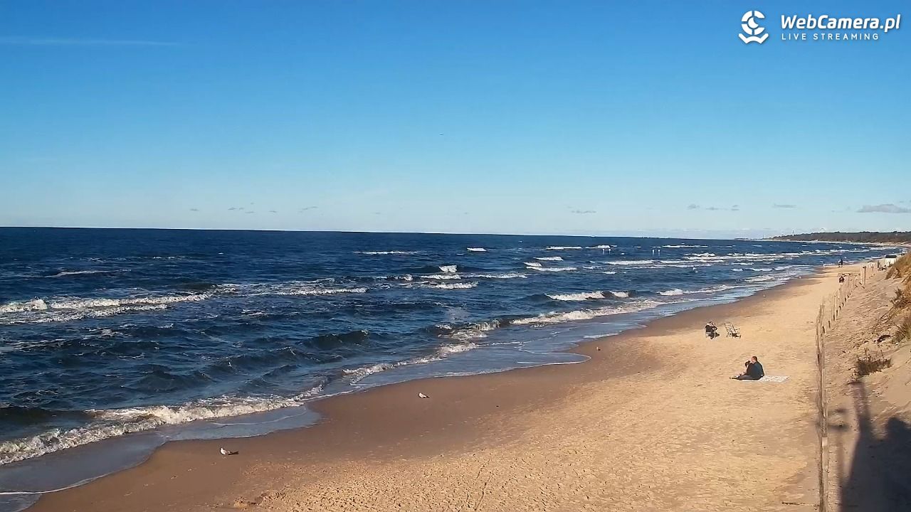 Grzybowo - widok na plażę - 22 wresień 2026, 16:45