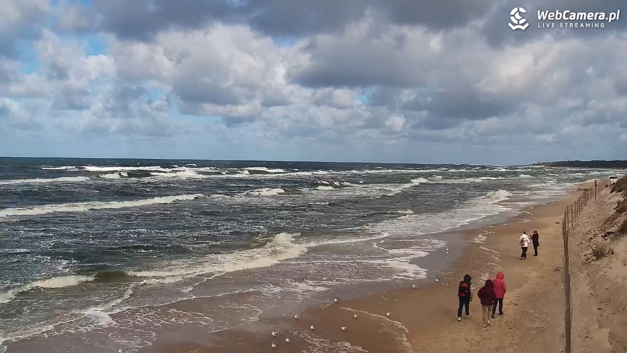 Grzybowo - widok na plażę - 21 wresień 2026, 14:46