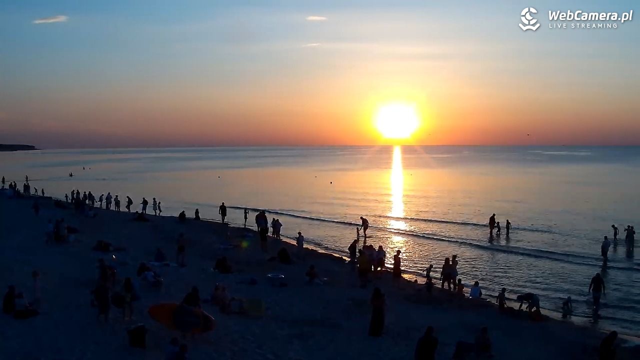 Grzybowo - widok na plażę - 09 sierpień 2026, 20:24