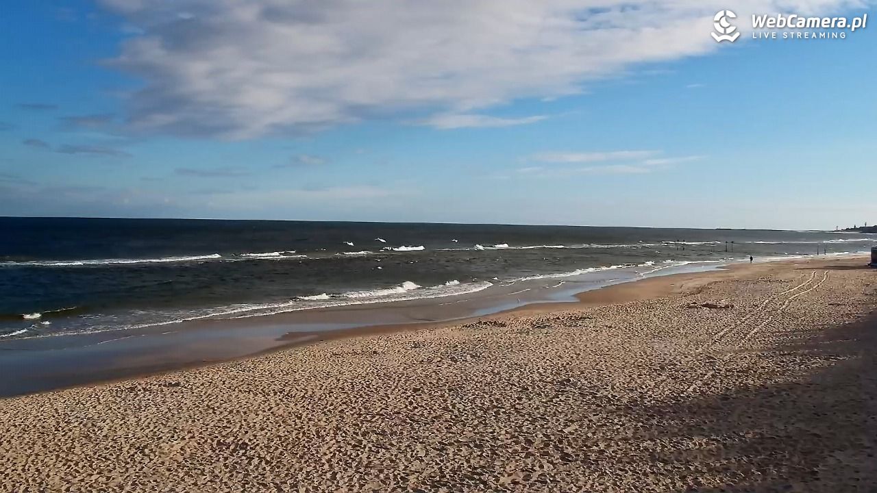 Grzybowo - widok na plażę - 16 wresień 2025, 08:53
