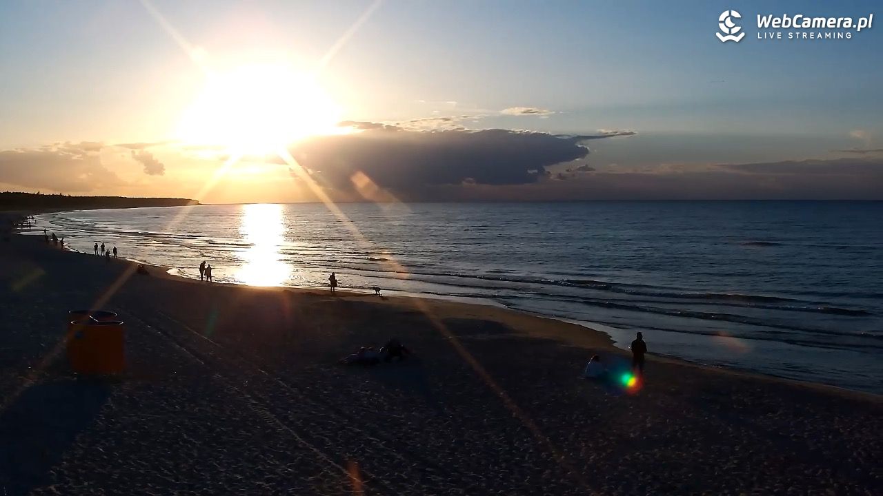 Grzybowo - widok na plażę - 15 wresień 2025, 18:39
