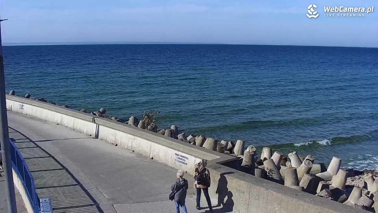 Hel - widok na bulwar i plażę - 02 październik 2026, 11:06