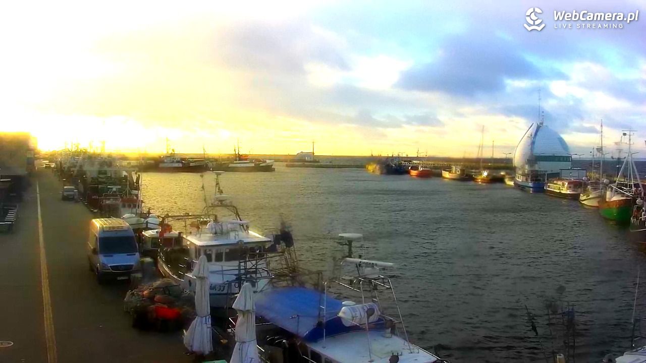 Hel - widok na bulwar i plażę - 21 listopad 2025, 08:59