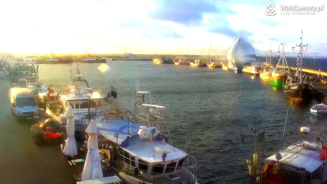 Hel - widok na bulwar i plażę - 21 listopad 2025, 08:59