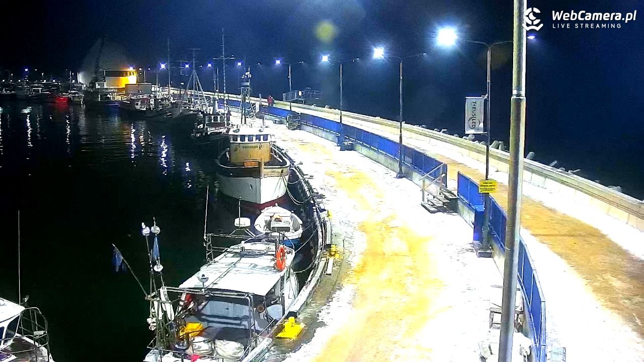 Hel - widok na bulwar i plażę - 27 styczeń 2026, 17:36