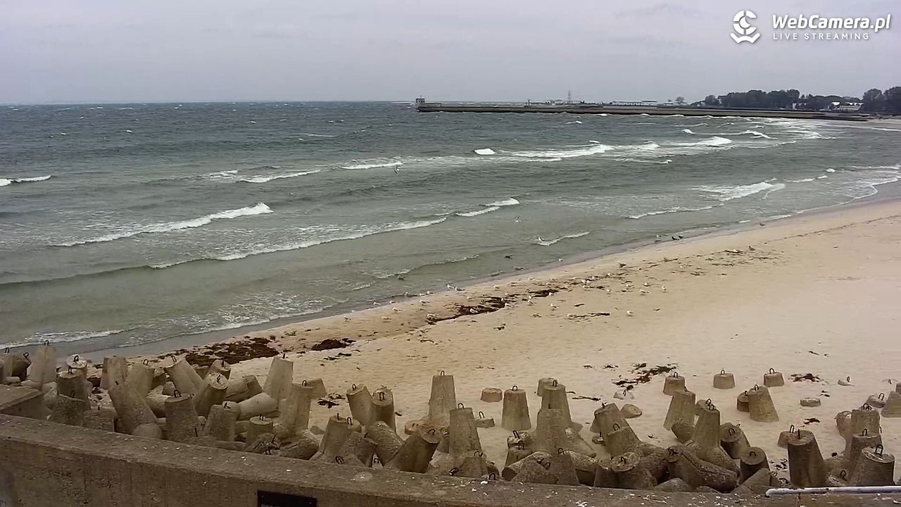 Hel - widok na bulwar i plażę - 04 październik 2025, 14:14
