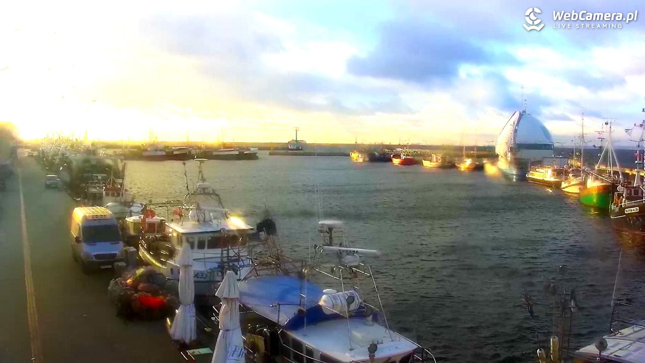 Hel - widok na bulwar i plażę - 21 listopad 2025, 08:59