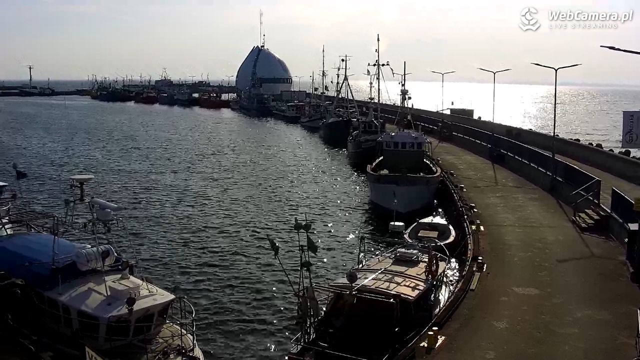 Hel - widok na bulwar i plażę - 14 marzec 2026, 14:20