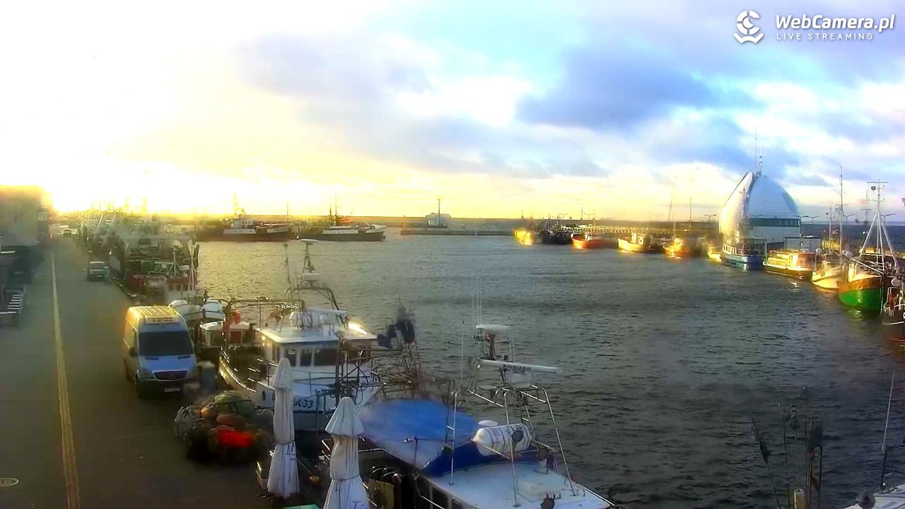 Hel - widok na bulwar i plażę - 21 listopad 2025, 08:59