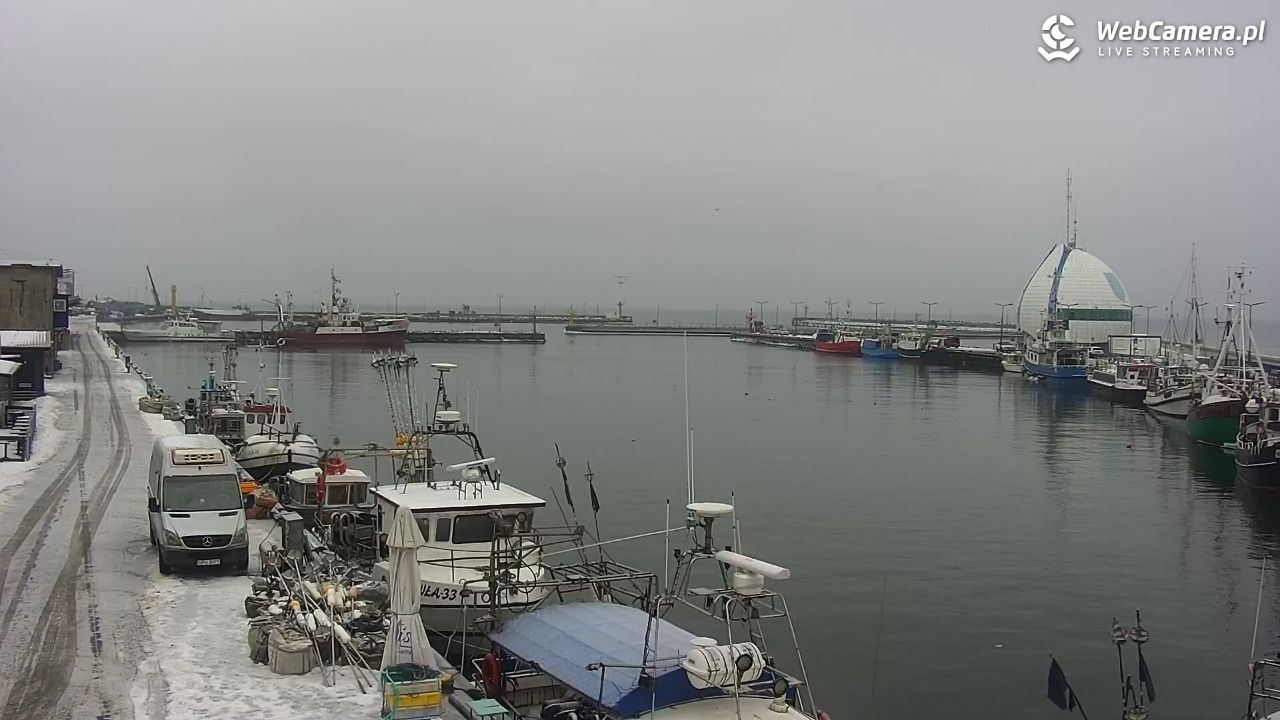 Hel - widok na bulwar i plażę - 27 styczeń 2026, 09:17