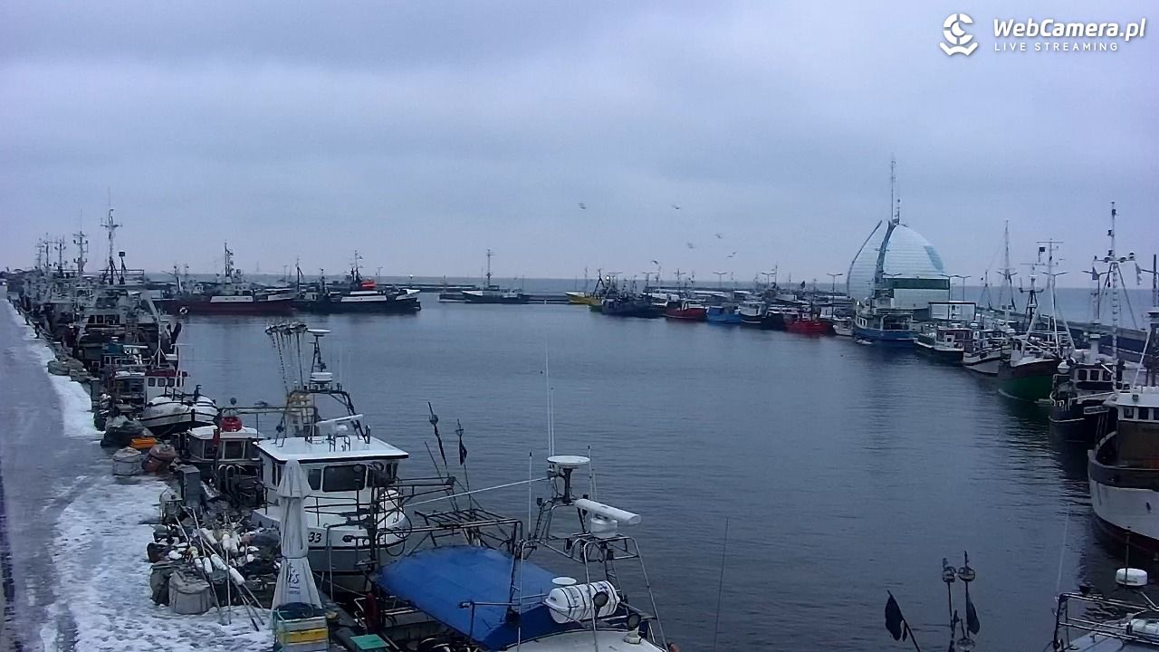 Hel - widok na bulwar i plażę - 26 styczeń 2026, 16:02